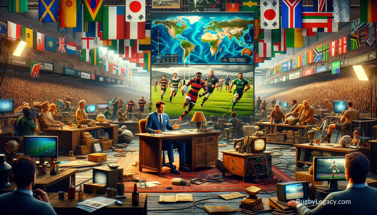 The worldwide spread and influence of rugby.